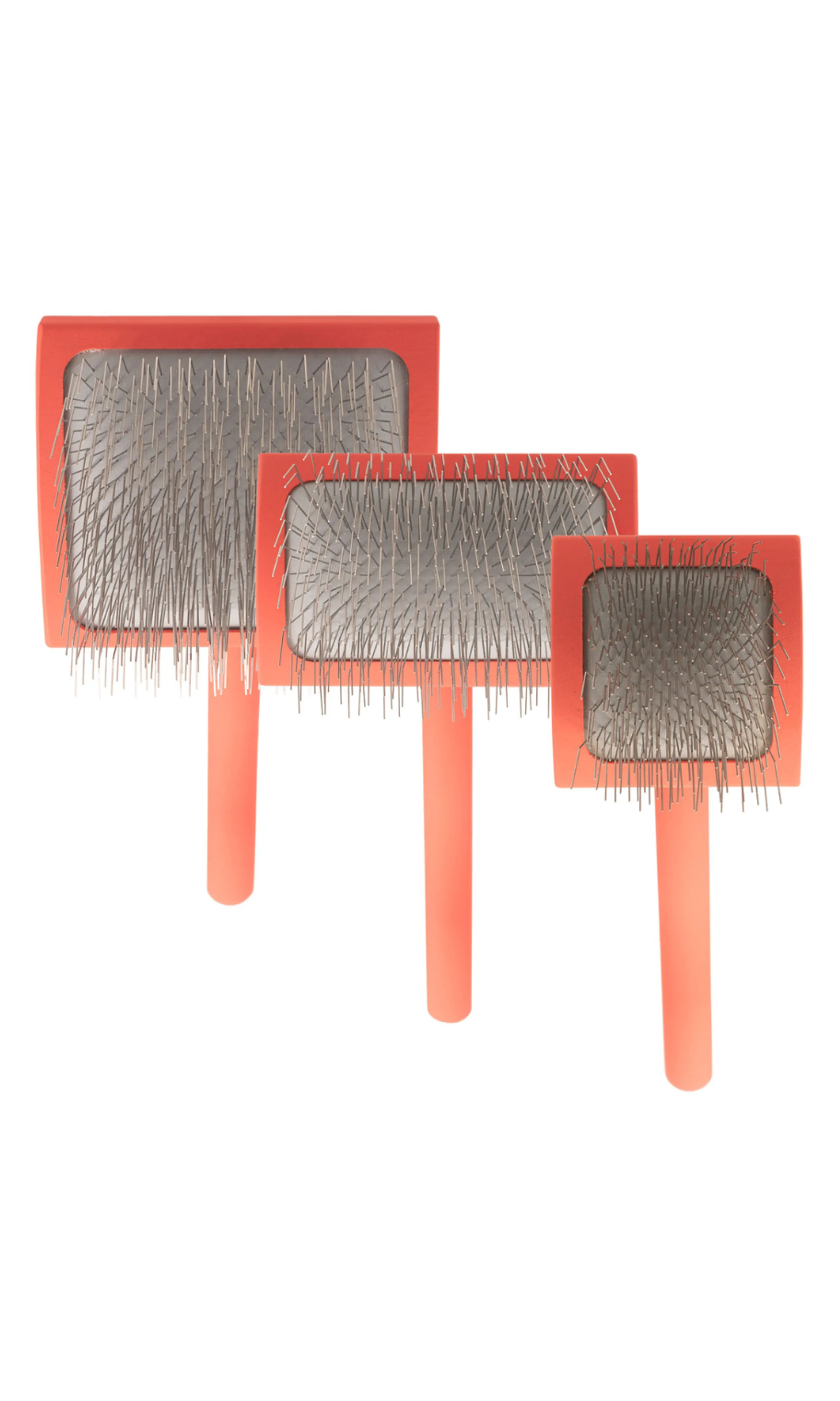 A group photo of Chris Christensen Big G Slicker Brushes for dog grooming