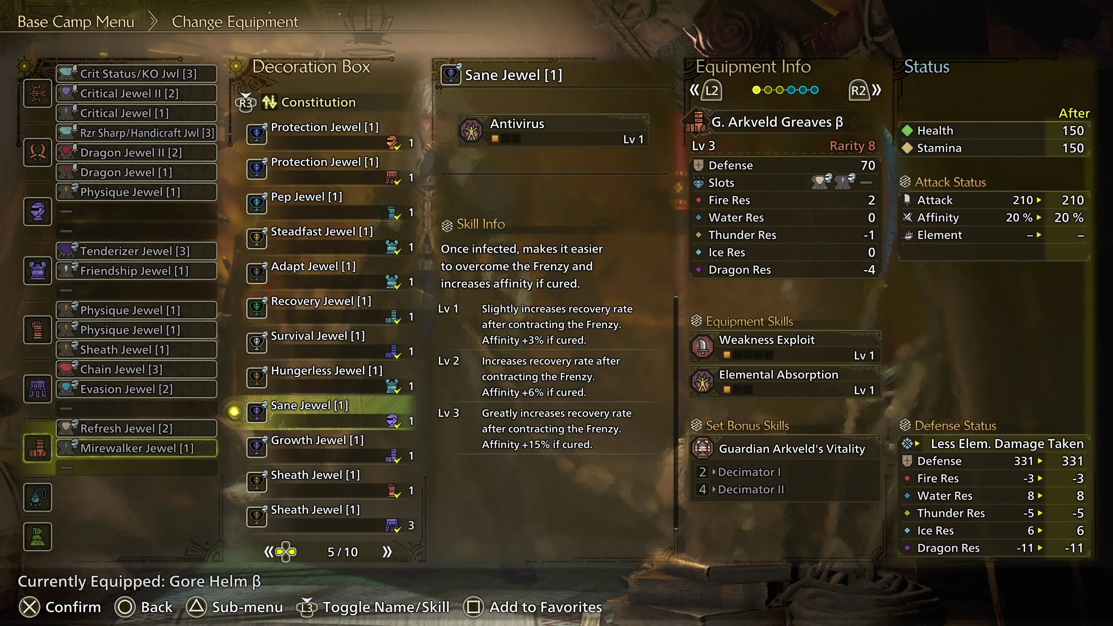 A hunter facing off against a large monster in a lush, green environment in Monster Hunter Wilds, illustrating high-level combat scenarios.