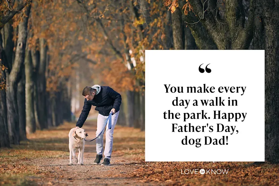 A man with his dog walking in a chestnut alley.