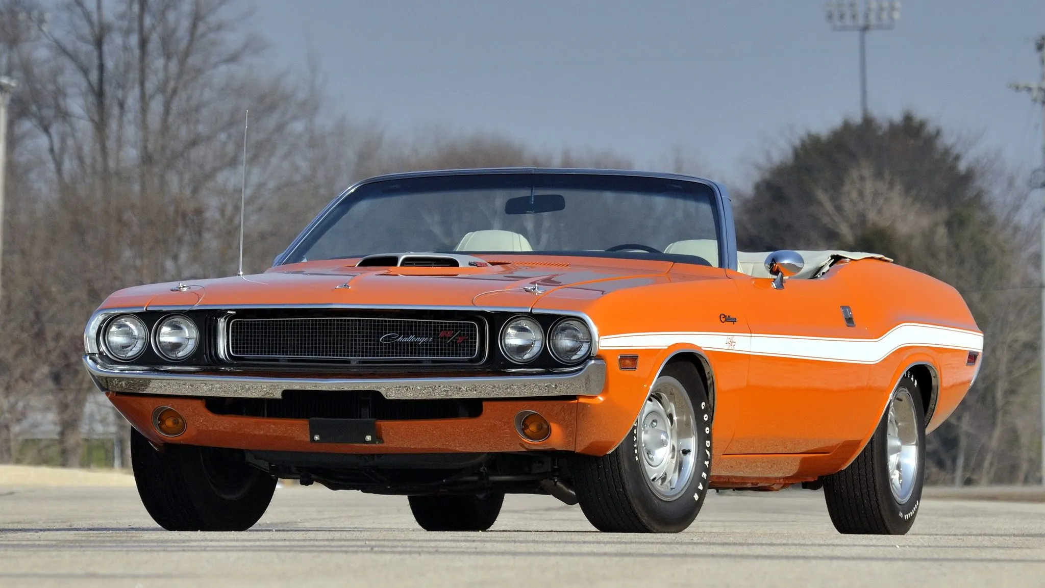 A powerful 1970 Dodge Challenger R/T 426, showcasing its iconic muscle car stance and design.