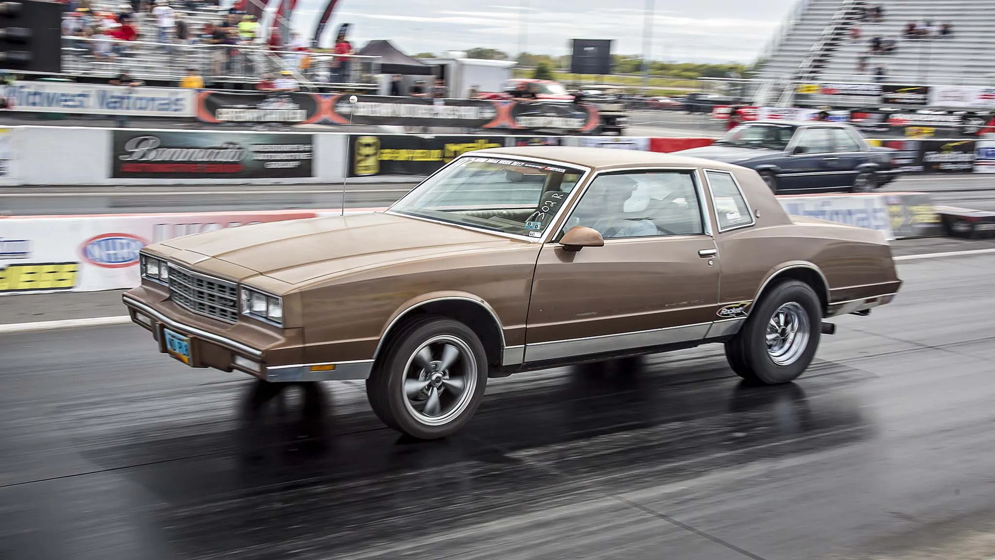 A silver 1985 Chevrolet Monte Carlo