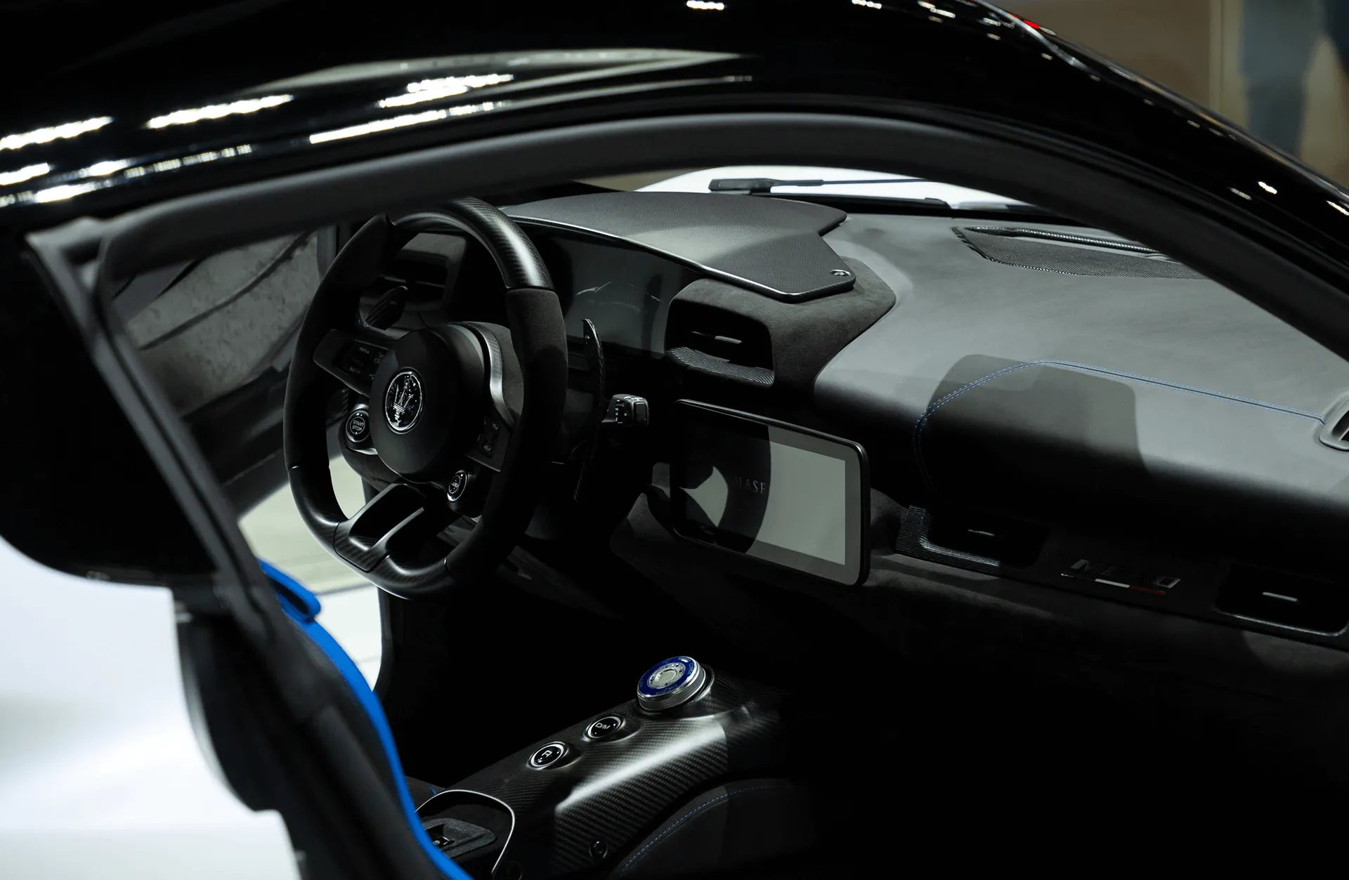 A stunning view of the Maserati MC20 on display at the Thailand International Motor Show 2021