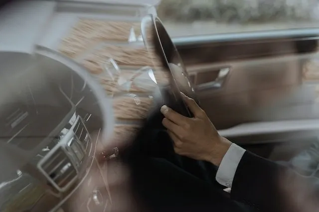 A stylish black corporate cab solution from Luxorides, ready for executive travel.
