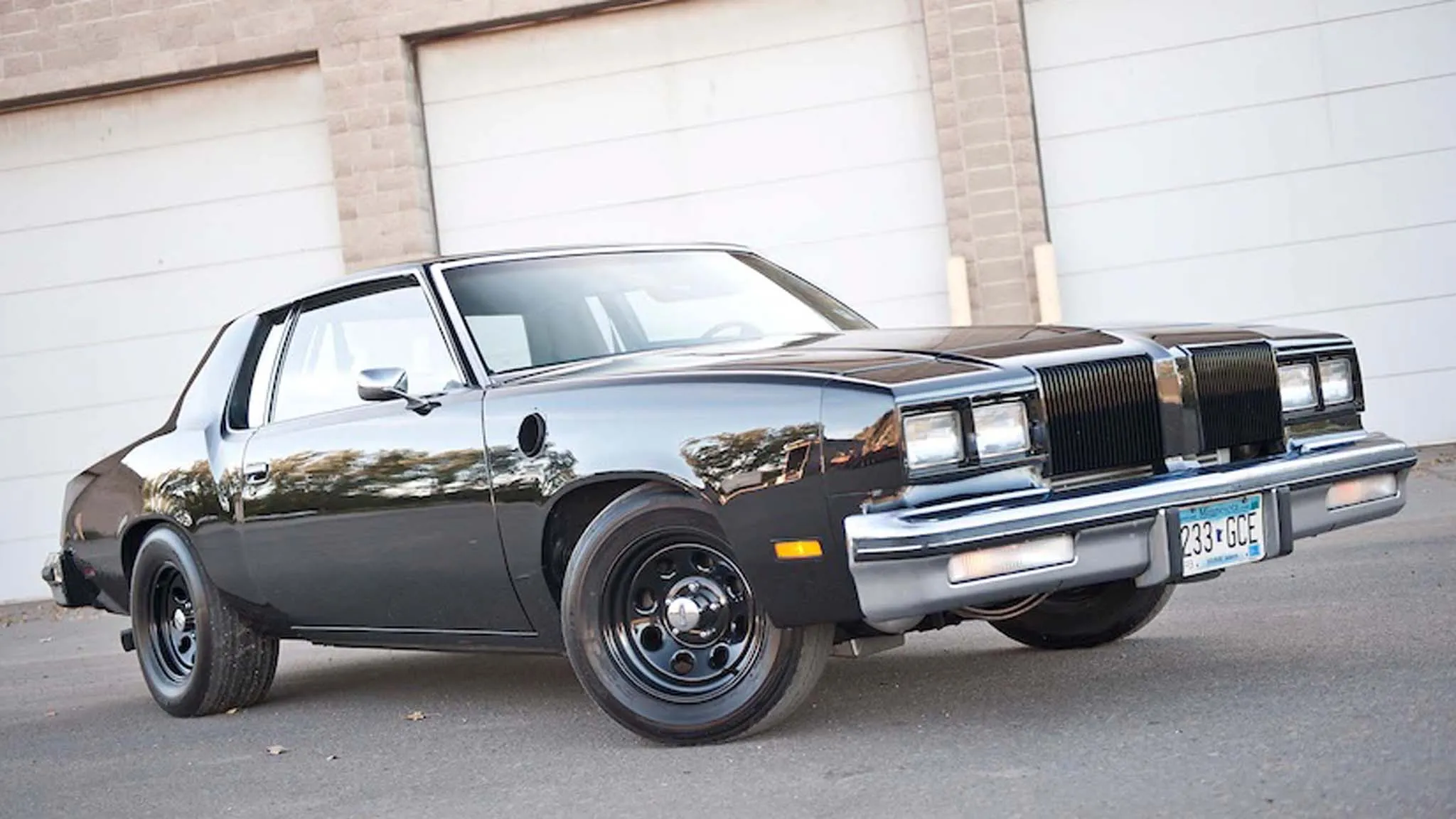 A tan 1980 Oldsmobile Cutlass with a turbo 6.0L LS engine
