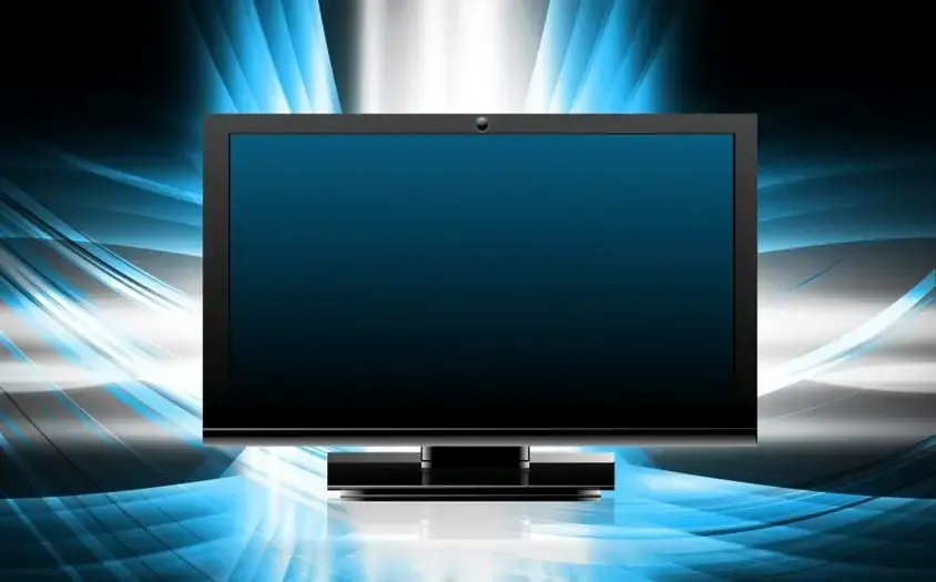 Abstract image depicting screen flickering or distortion.