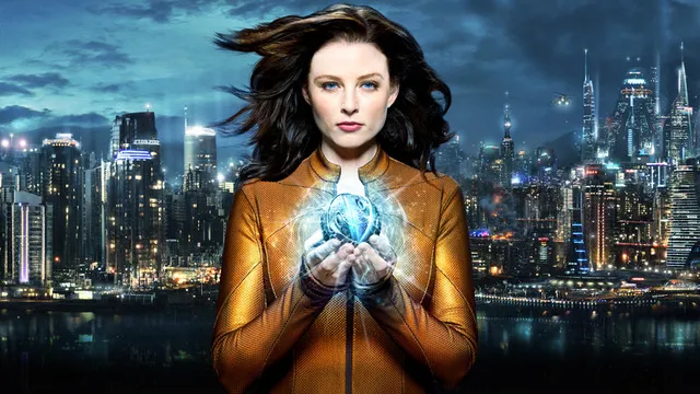 Actress Rachel Nichols in a promotional photo, looking intently