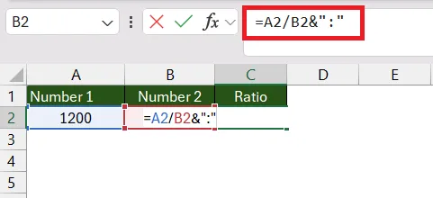 Adding colon within quotes
