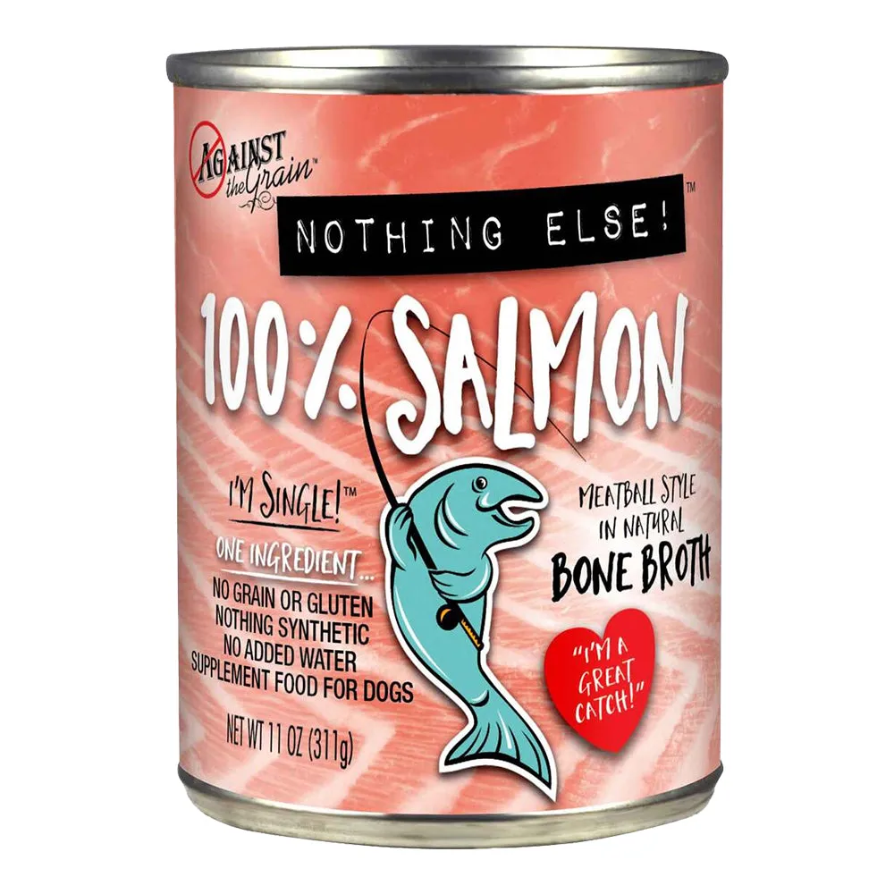 Against the Grain Nothing Else 100% One Ingredient Adult Wet Dog Food Salmon