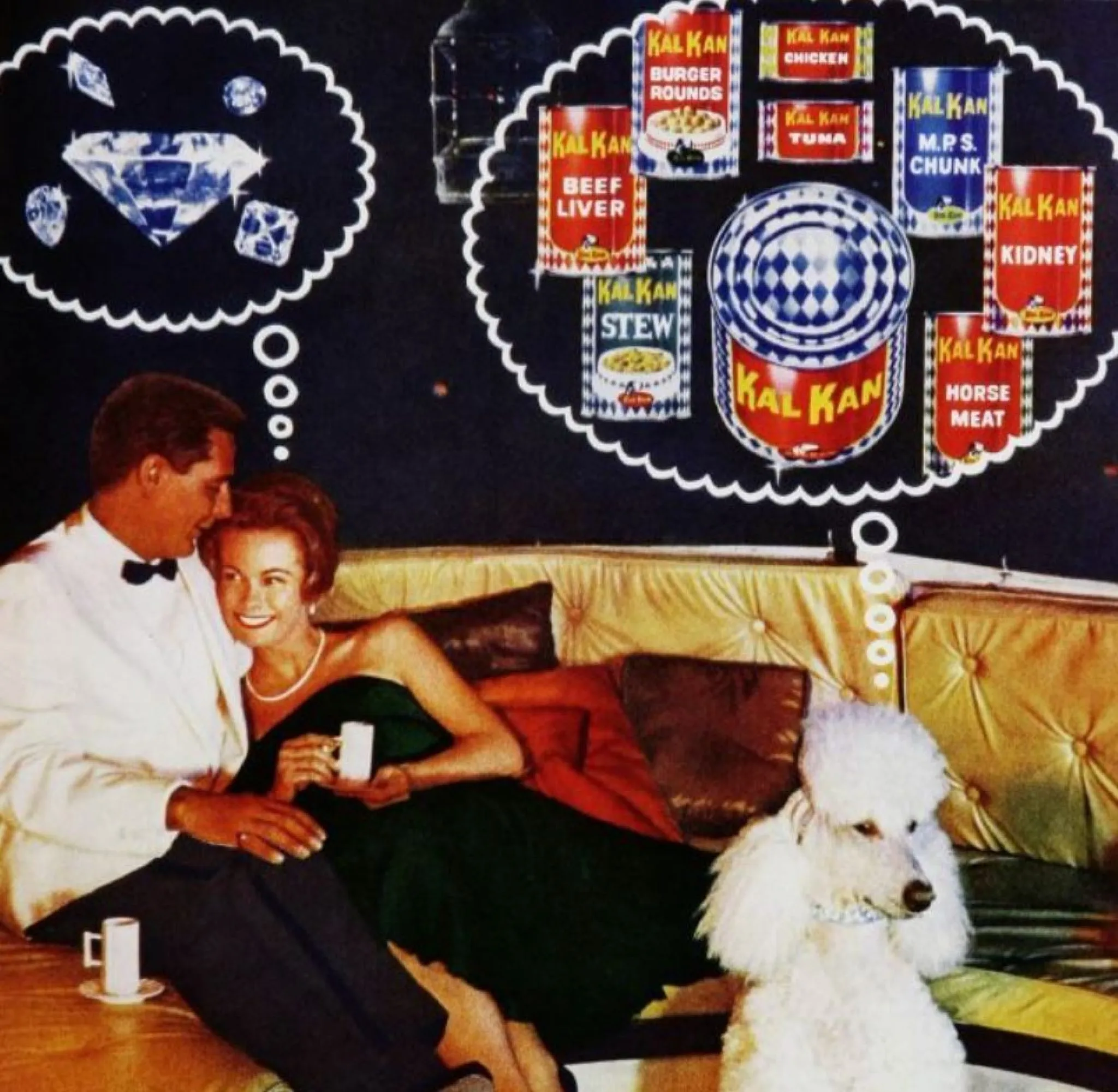 An advert for Kal Kan horse meat for dogs, which later became Pedigree dog food