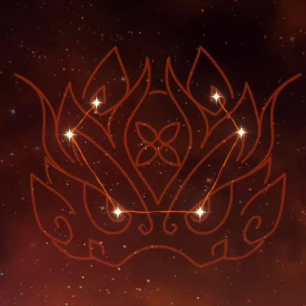 An illustration depicting Gaming's Constellation, Leo Expergiscens