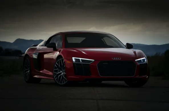 Audi car from the front