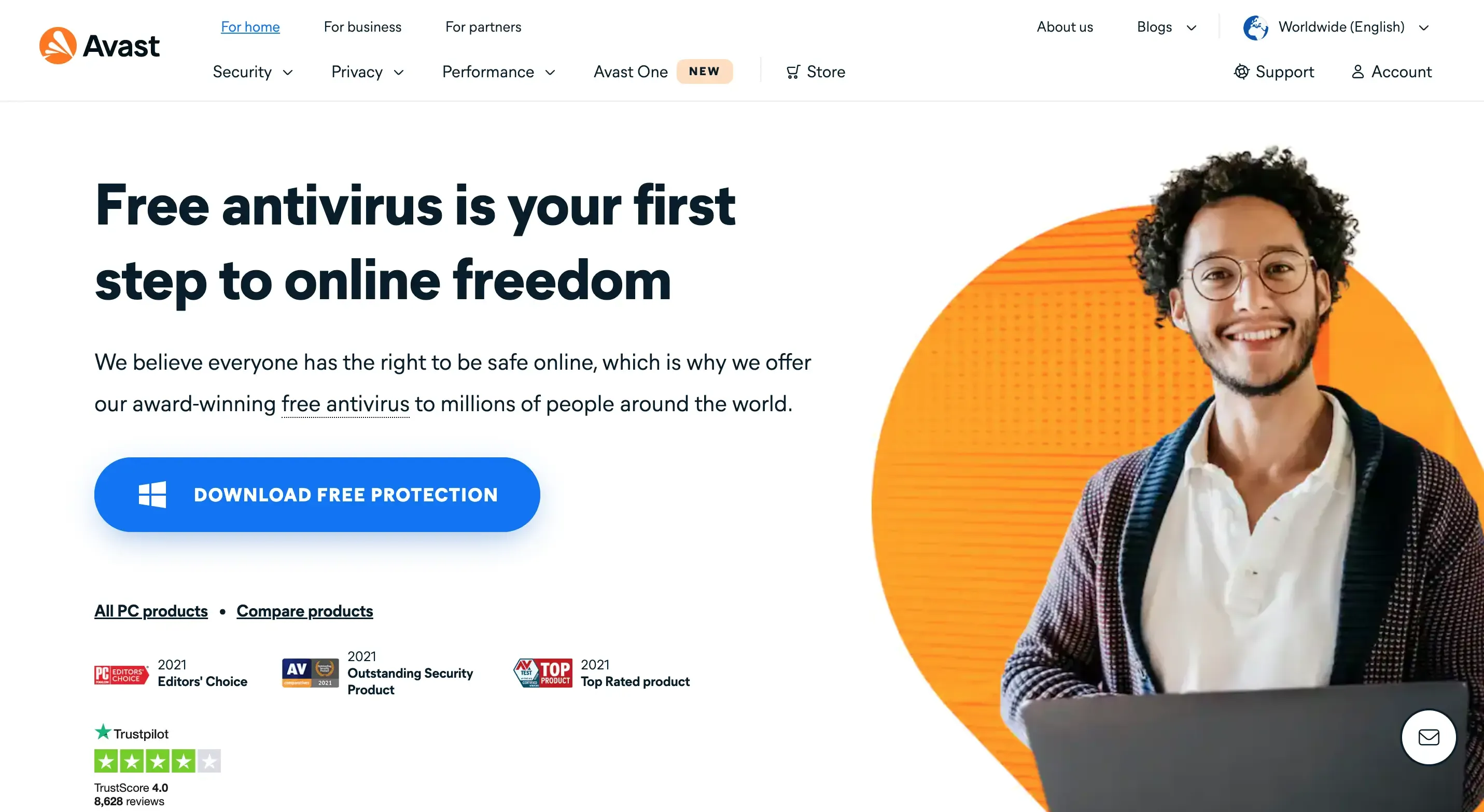 Avast Interface