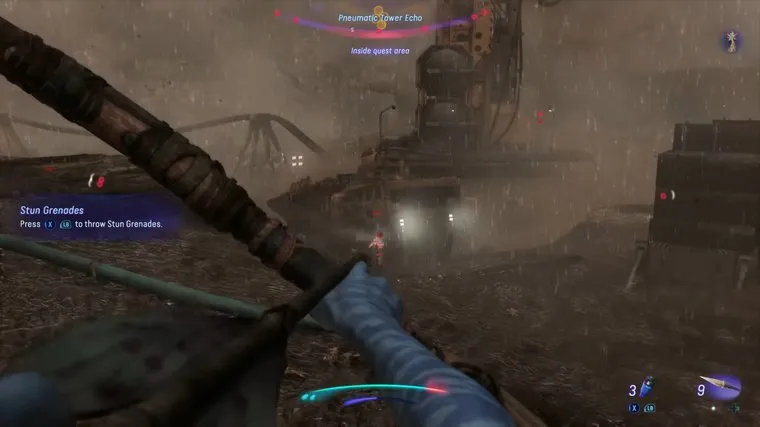 Avatar Frontiers of Pandora aiming at enemy