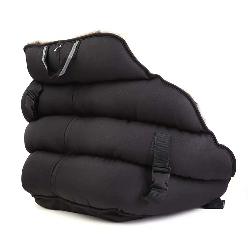 Back side detail of PupSaver dog car safety seat
