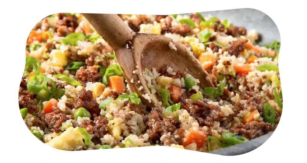 Beef and Cauliflower Anti-Yeast Bowl
