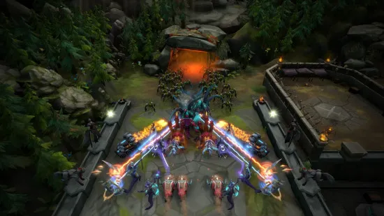 Best tower defense games: two waves fighting each other