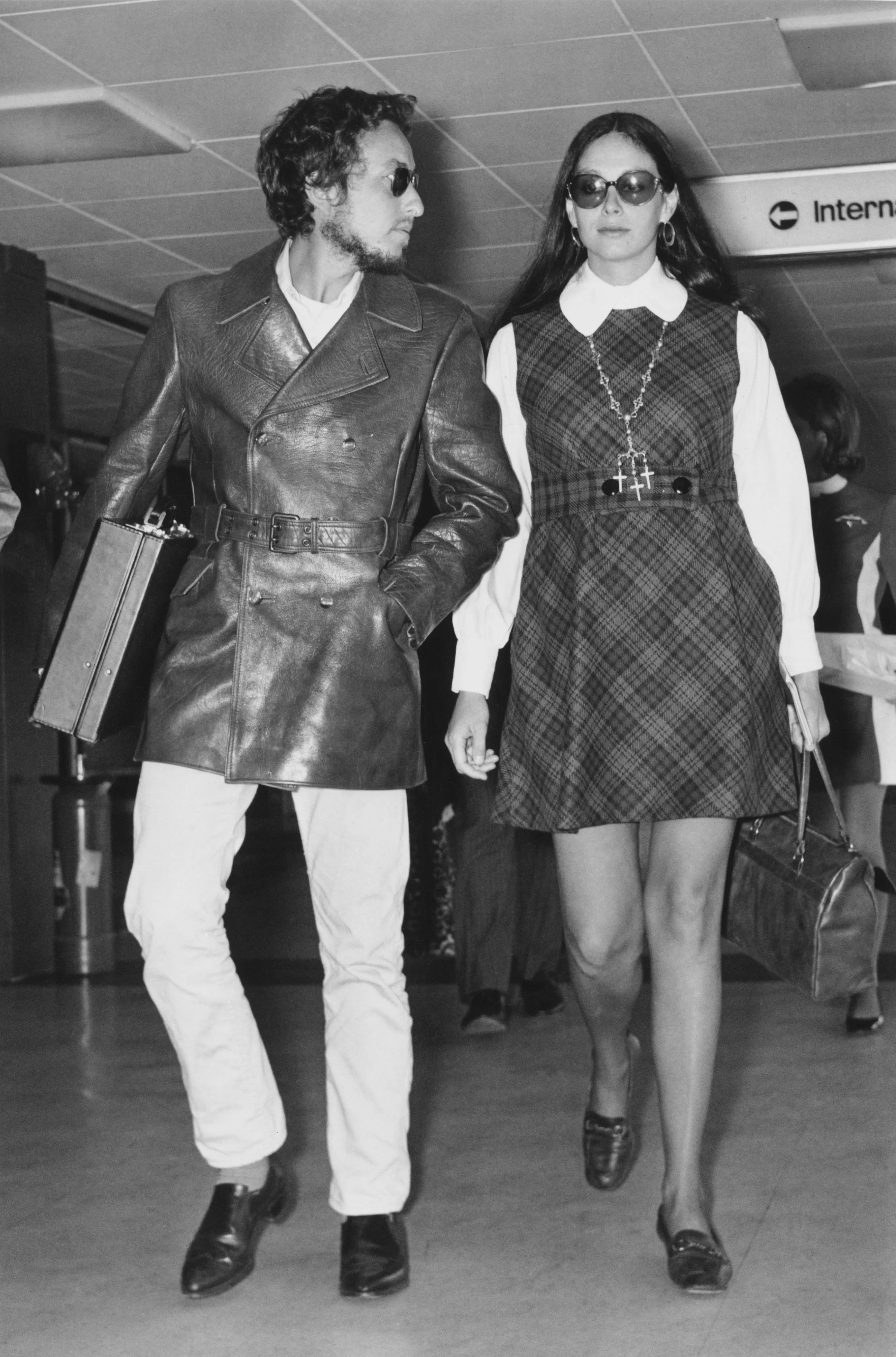 Bob and Sara Dylan in 1969