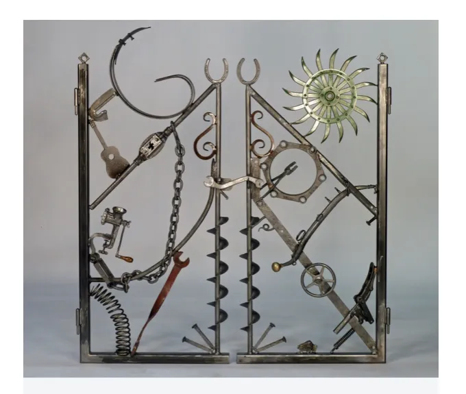 Bob Dylan, Untitled II, 2012-2013, 67 x 61 1/4 x 10 inches