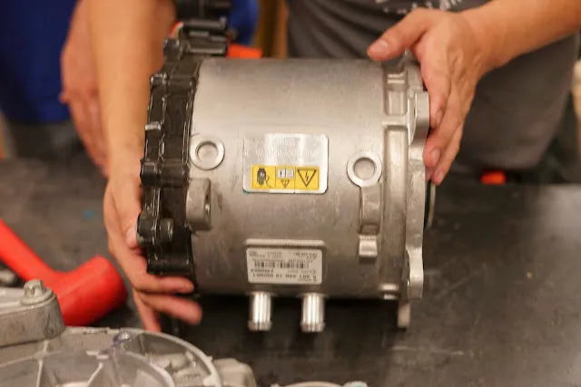 Bosch SMG 180/120 motor after separation from the gearbox.
