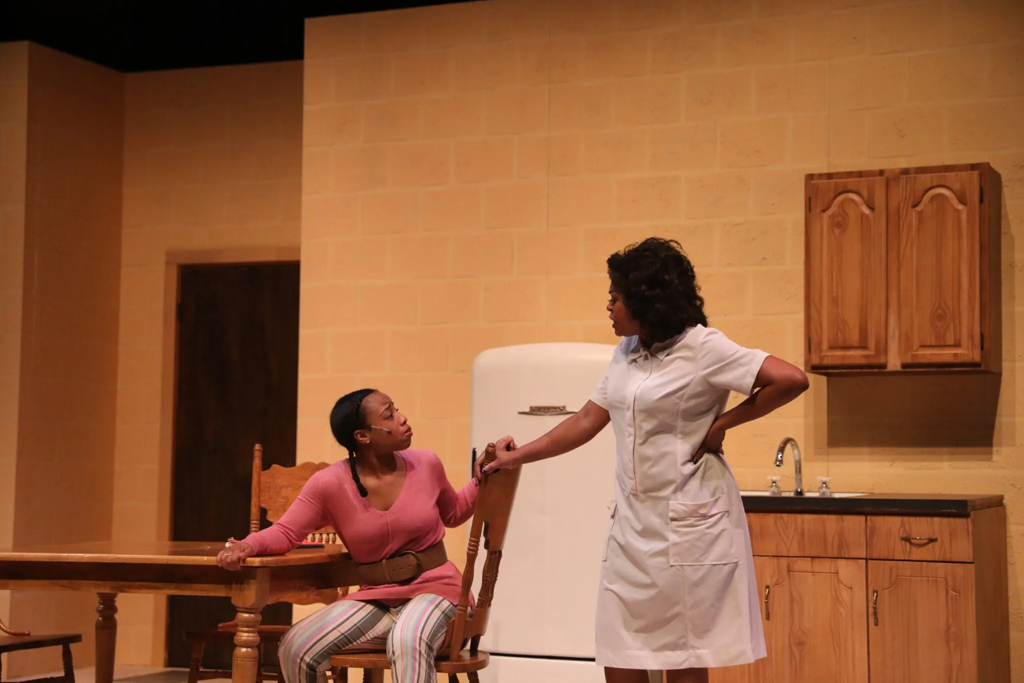 Britt Edwards and Melanie McCullough in emotional mother-daughter scene
