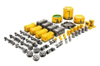 Chem-Zone Set modular chemical wasteland terrain pieces