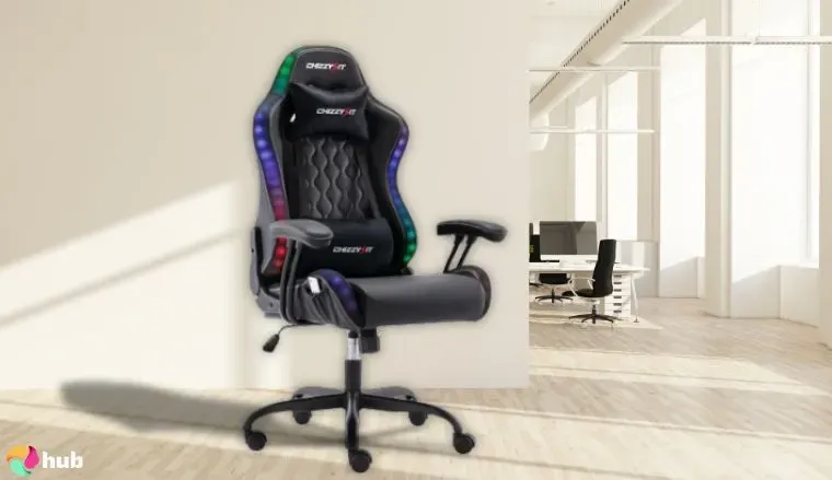 Chizzysit Split Back GC-5003-RB Gaming Chair for kids in a bright office space
