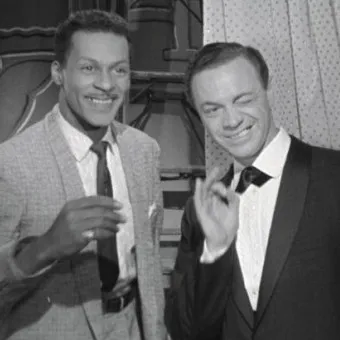 Chuck Berry and Alan Freed