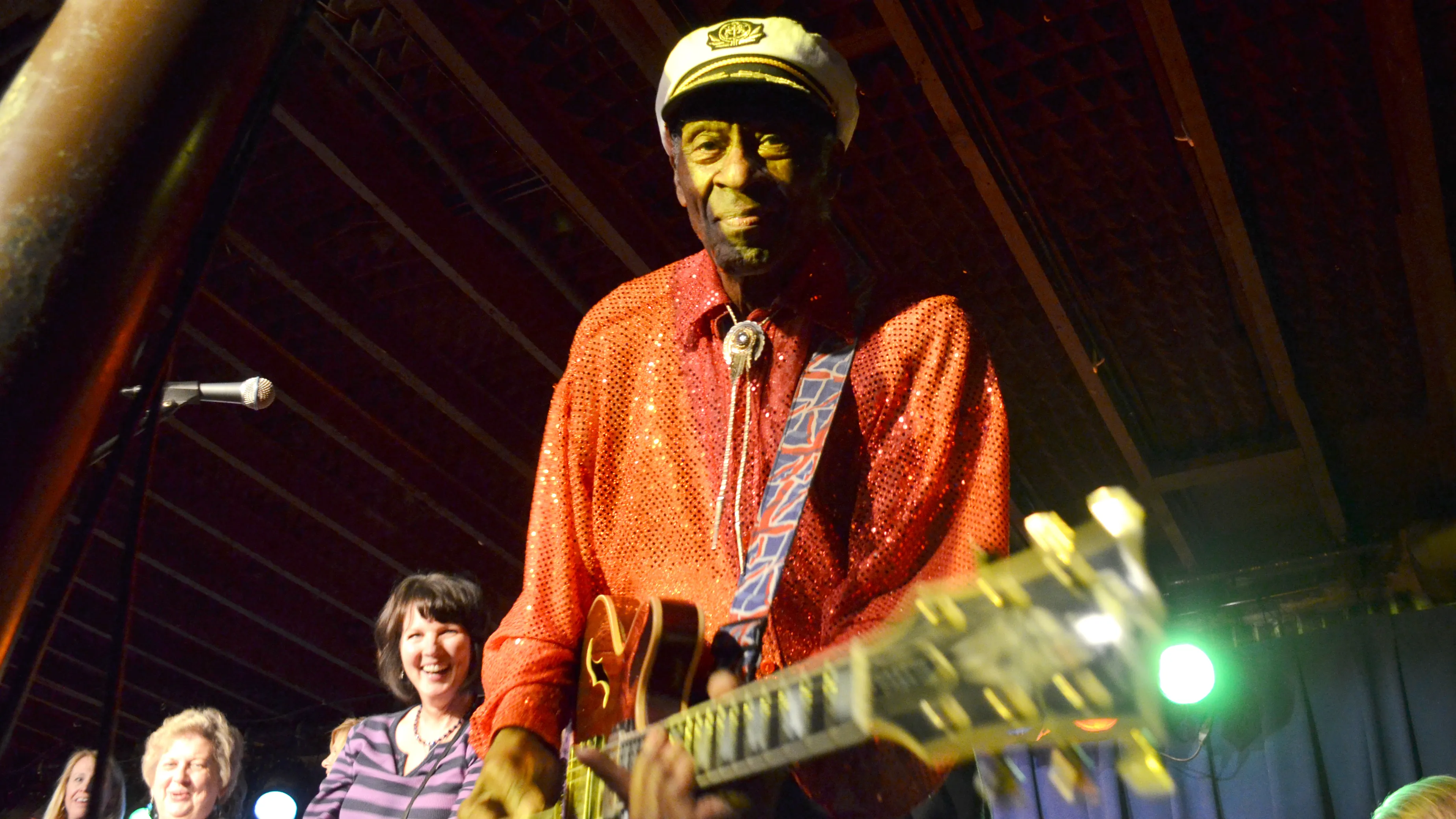 Chuck Berry performing at Blueberry Hill in 2011.