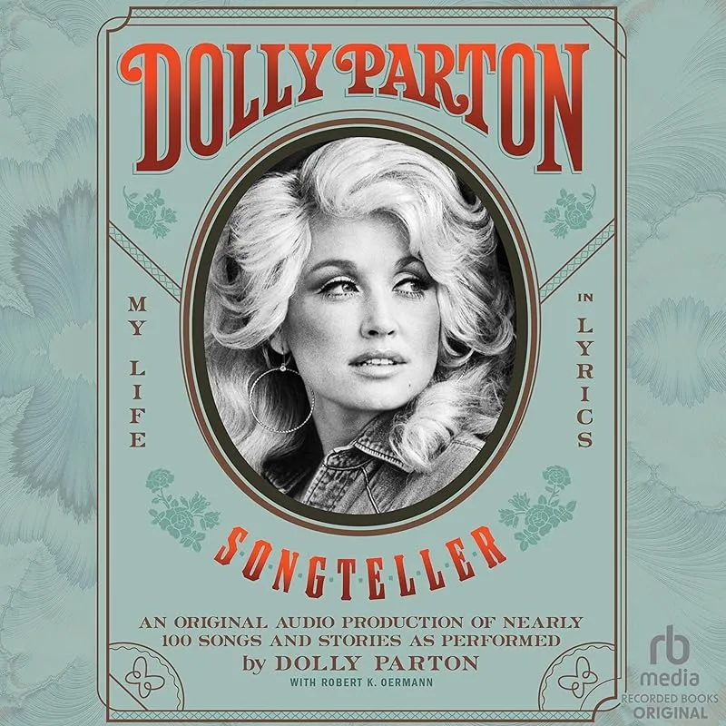 Cover of 'Dolly Parton, Songteller' featuring a joyful image of the legendary country singer
