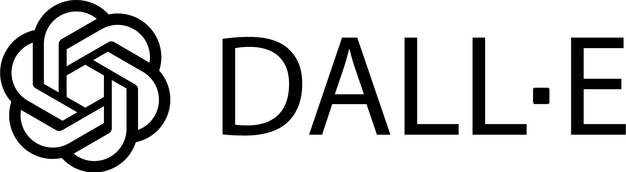 DALL-E logo indicating its capability in creating images from text