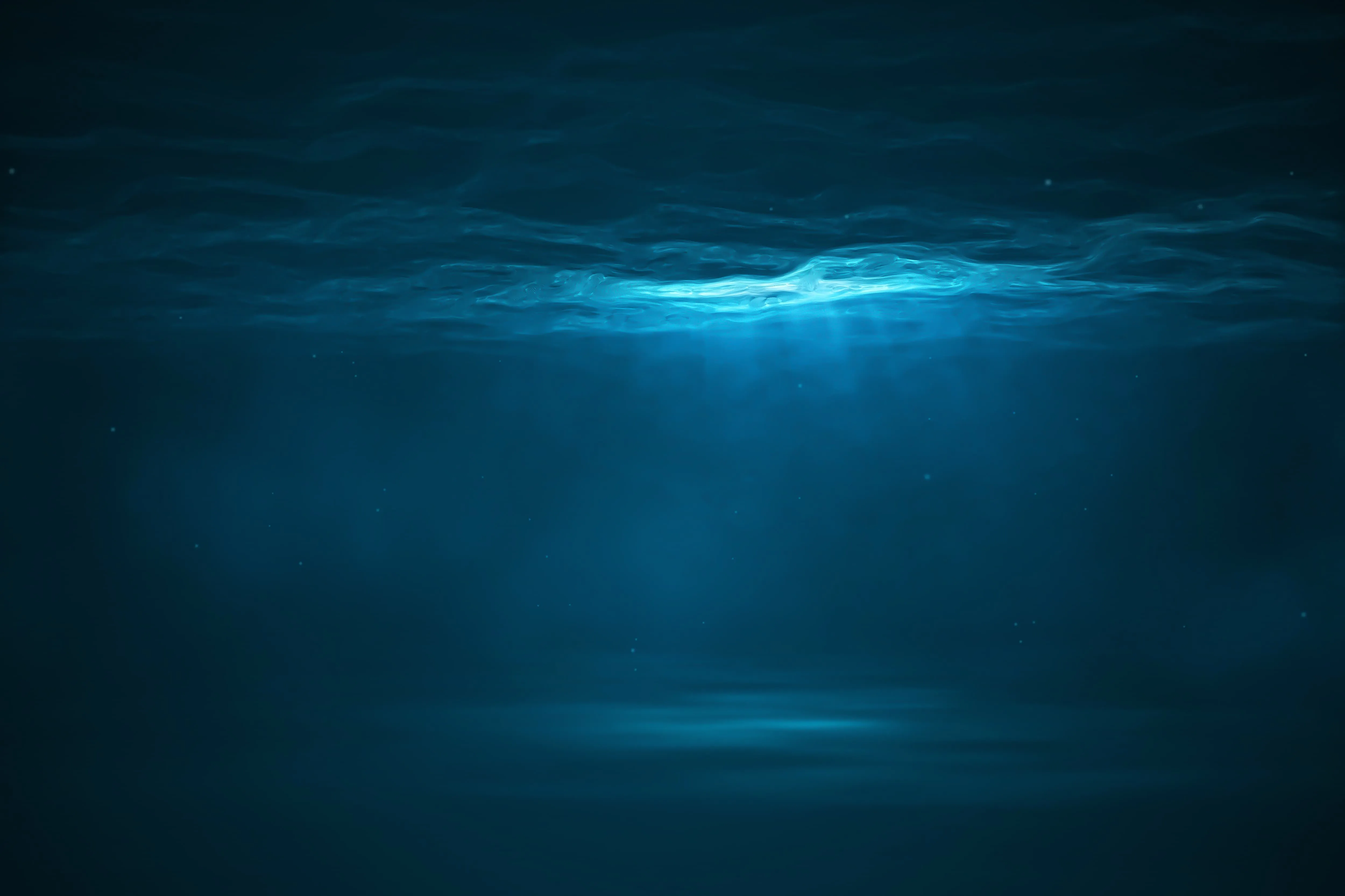 Deep ocean trench illustrating the vastness of the subsurface environment
