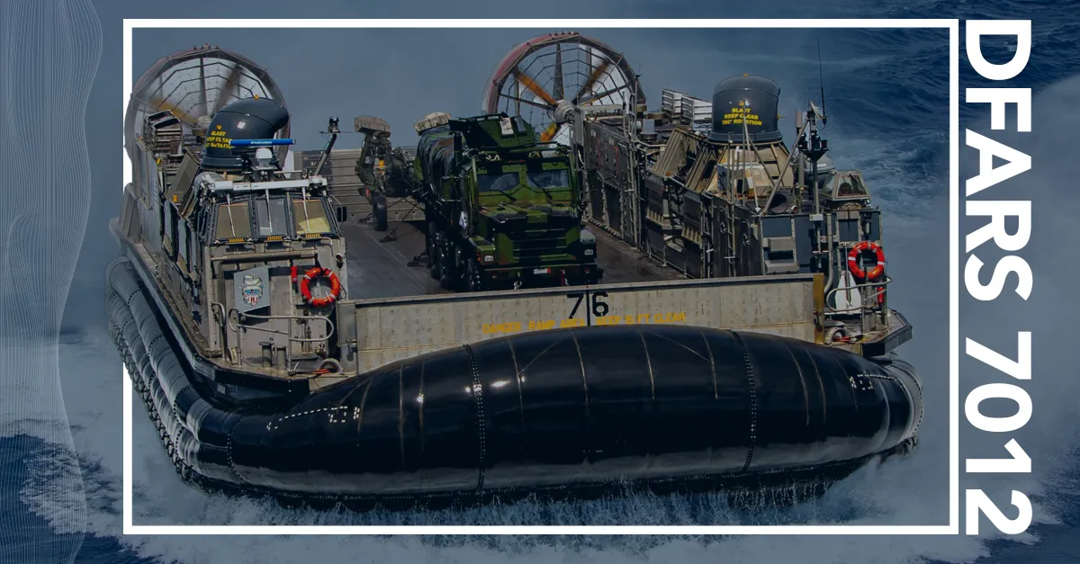 DFARS 7012 requirements and Google Workspace.
