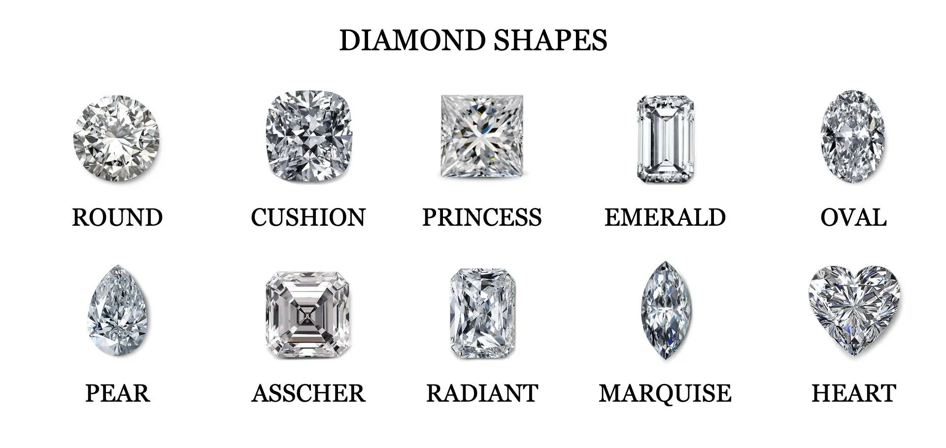 Diamond shapes illustration