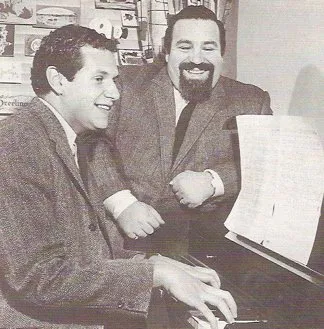 Doc Pomus and Mort Shuman, a songwriting duo pictured in 1959, were behind many classic hits.