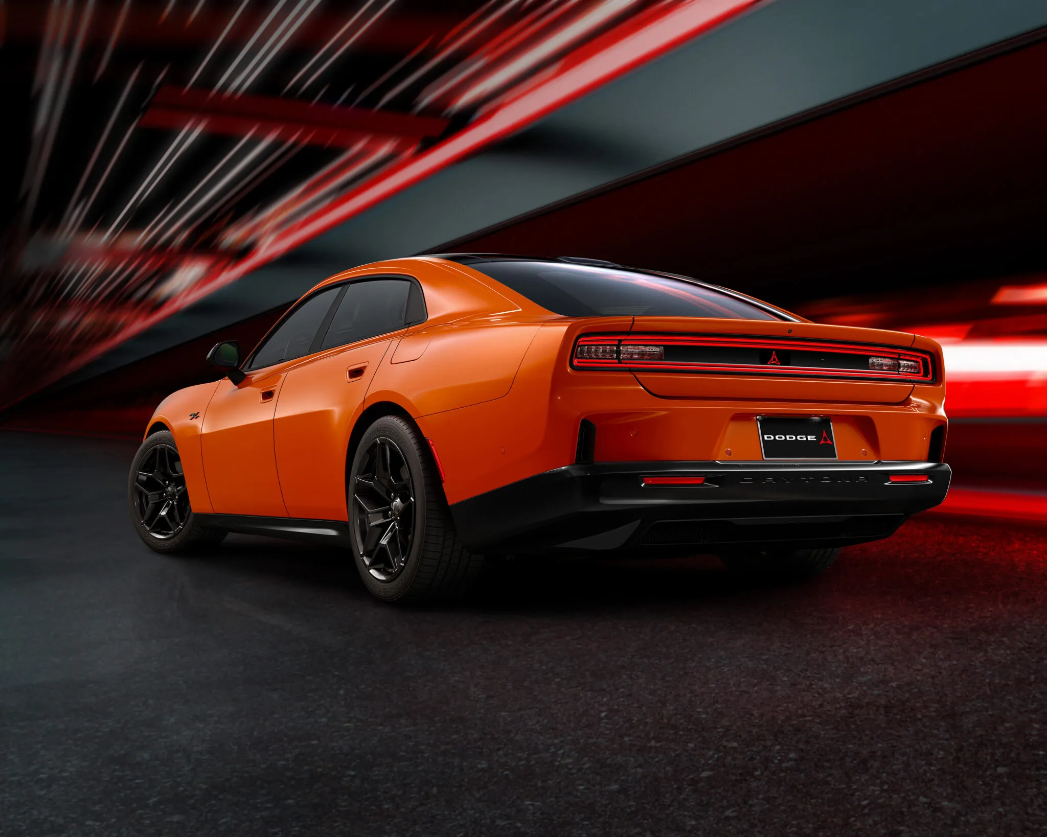 Dodge Charger Daytona SRT EV exterior showcasing its aggressive electric muscle car design