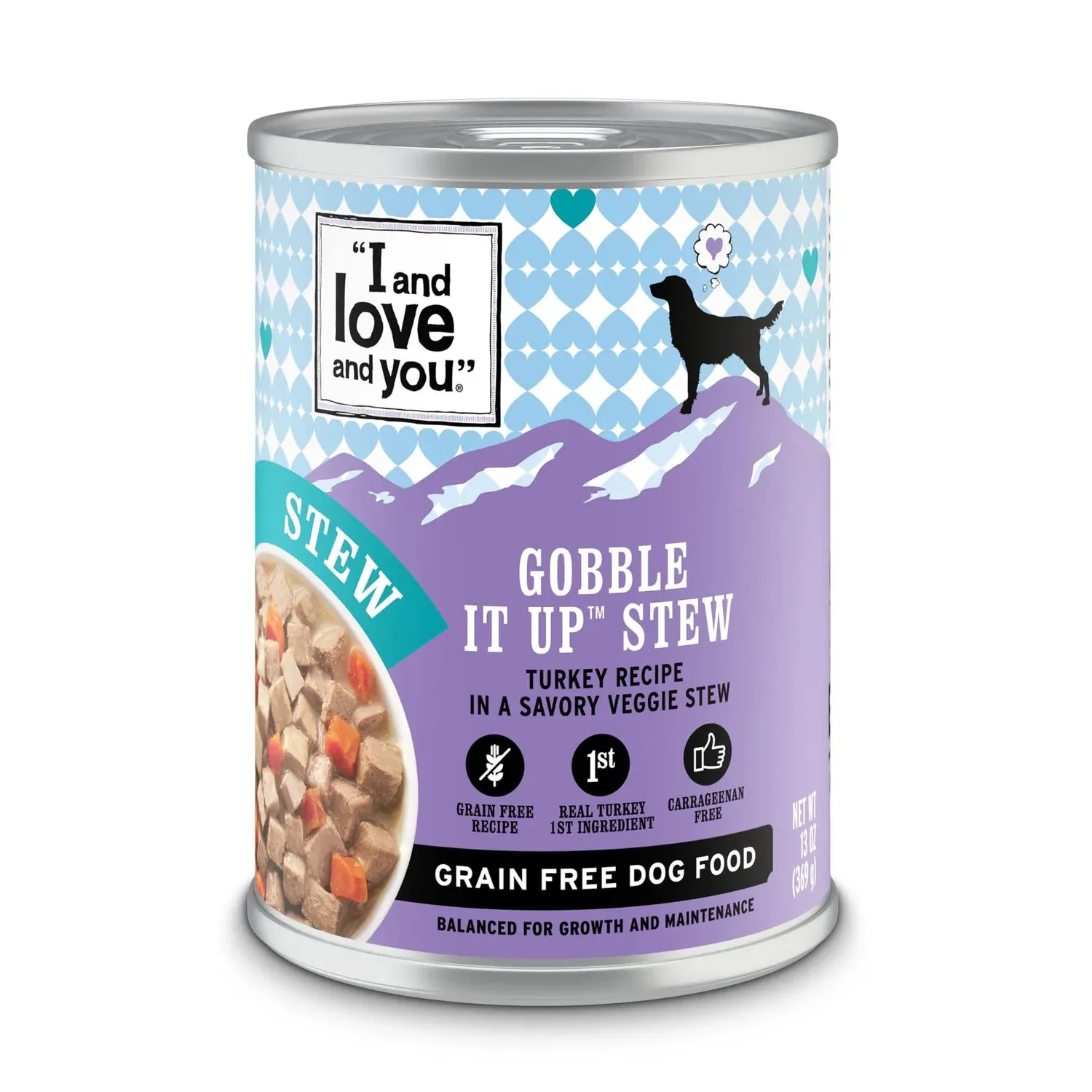 Dog Eating Wet Food