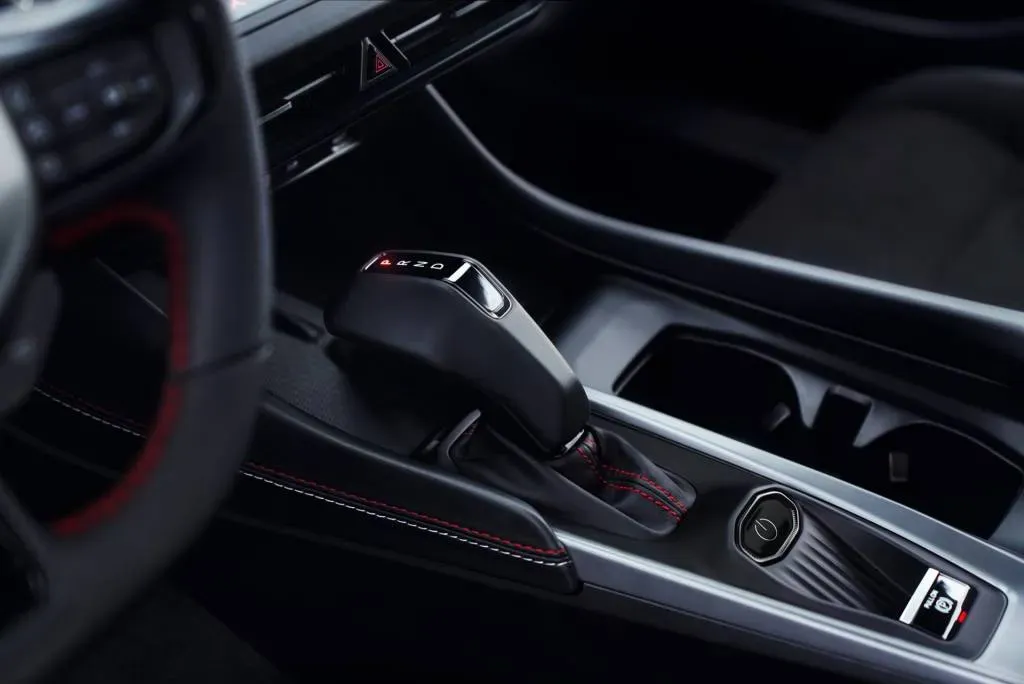 Dynamic shot of the 2024 Dodge Charger Daytona in motion