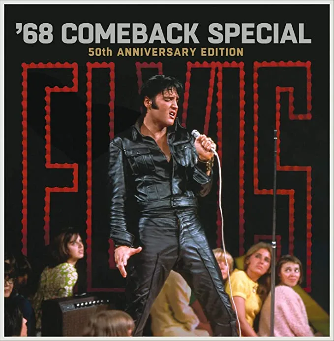 Elvis Presley during his '68 Comeback Special, a pivotal moment in his career