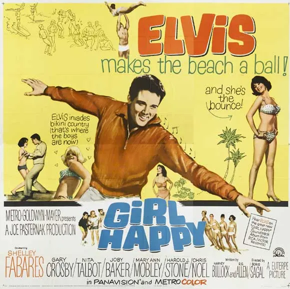 Elvis Presley in a scene from "Girl Happy" (1965)