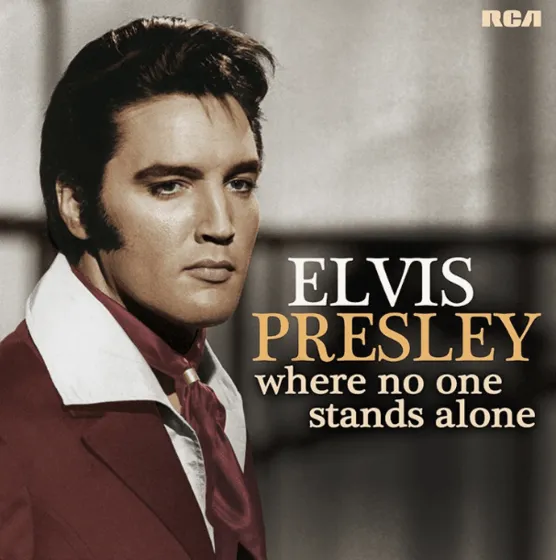 Elvis Presley performing gospel music