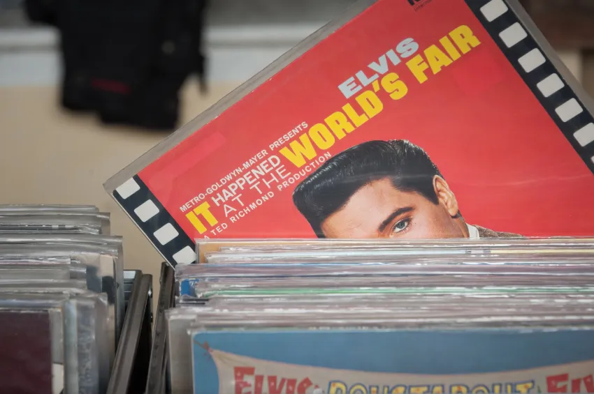 Elvis Presley's album cover