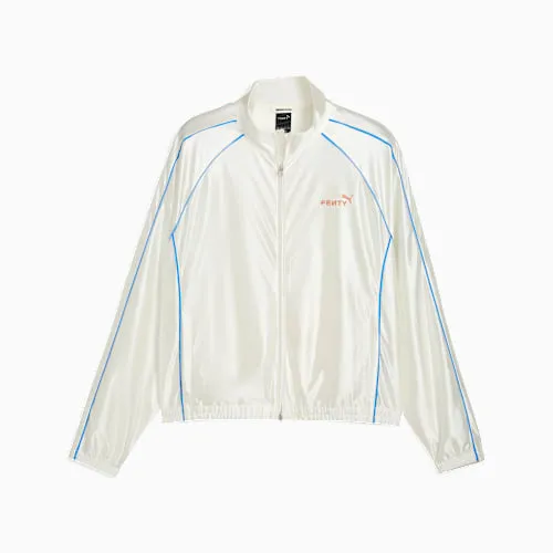 FENTY x PUMA T7 Track Jacket Unisex in Warm White