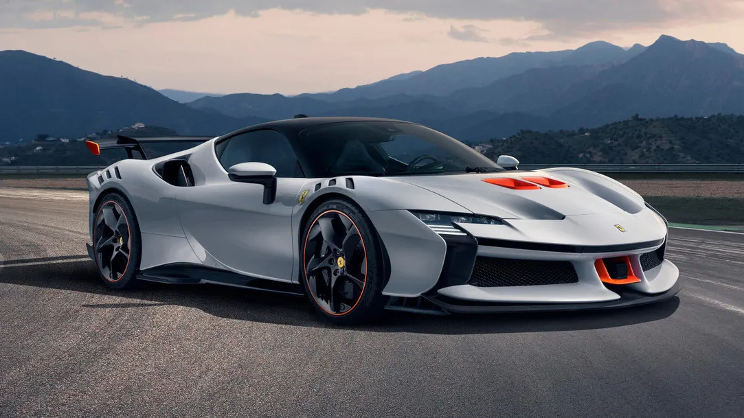 Ferrari SF90 XX Stradale with enhanced aero kit