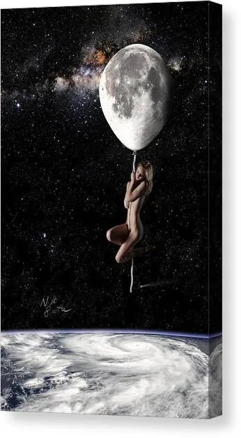 Fly Me to the Moon narrow composition inspired by Sinatra
