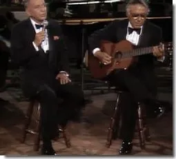 Frank Sinatra and Tony Mottola performing together