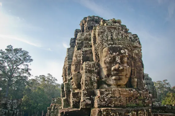 Frozen Portraits at The Bayon