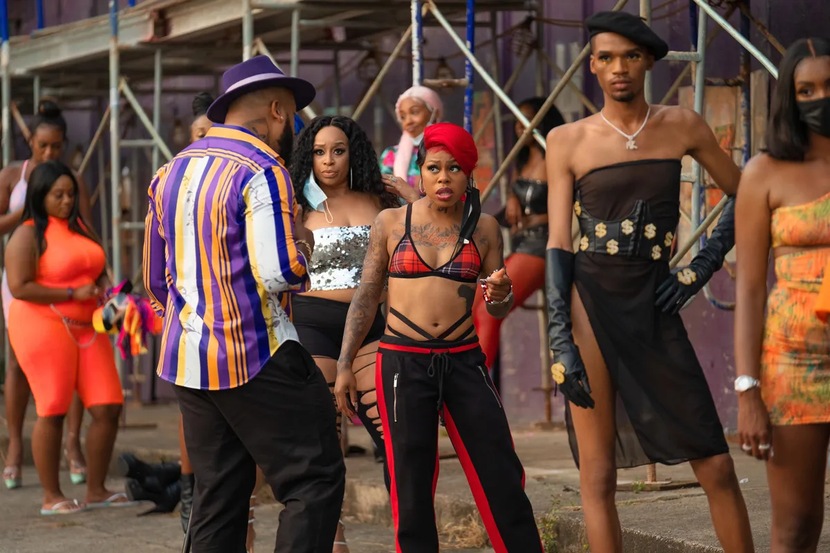 Gail Bean as Roulette in P-Valley, photograph courtesy of Starz