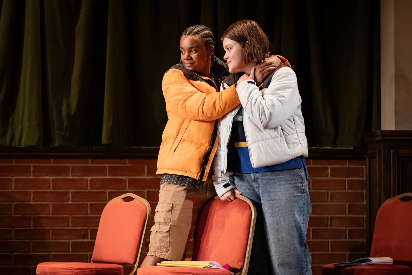 Georgie Henley in rehearsals for The Ministry of Lesbian Affairs