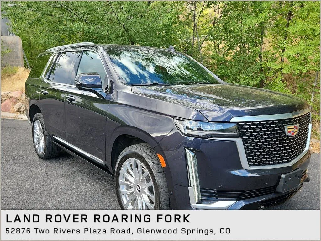 Gray 2022 Cadillac Escalade Premium Luxury 4WD parked outdoors