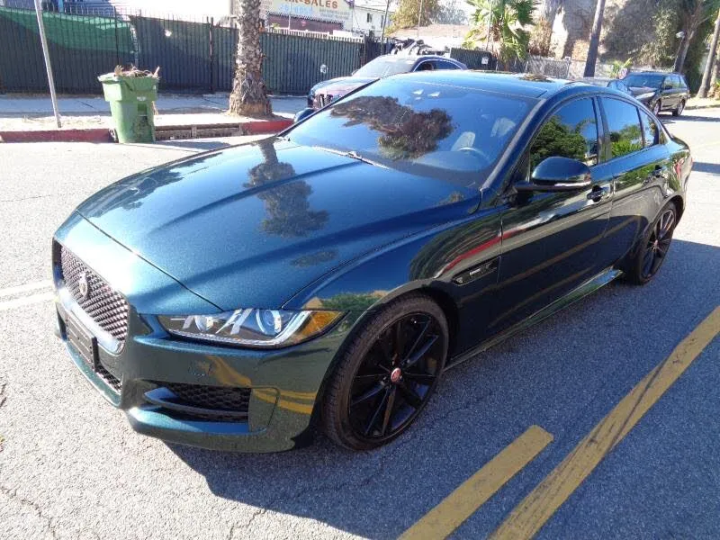 Green 2017 Jaguar XE 35t R-Sport RWD sedan